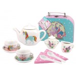 Tea Set Porcelain 13pc - Unicorn